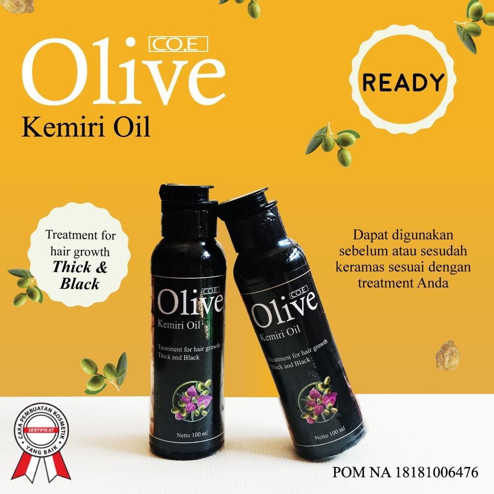 Olive Kemiri Oil 100 ml - SYB Kemiri Oil - Minyak Kemiri Olive 100 ml