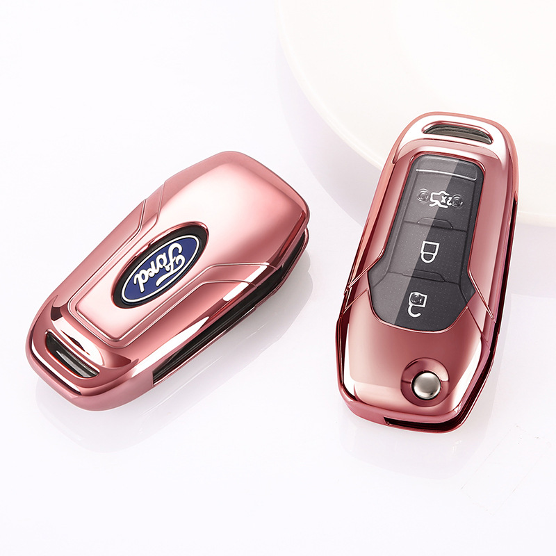 2019sarung case Kunci Mobil ford focus everest ranger tpu fob key bag holder ford ecosport focus escape lynx everest explorer edge kuga Aksesoris Mobil