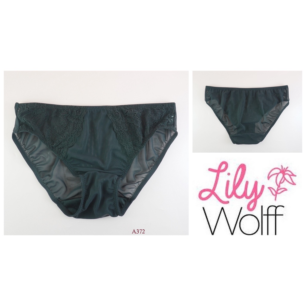 Celana Dalam Wanita Hitam / Black Panty Mesh Sexy Transparan Pakaian Dalam Premium Underwear LILY WO