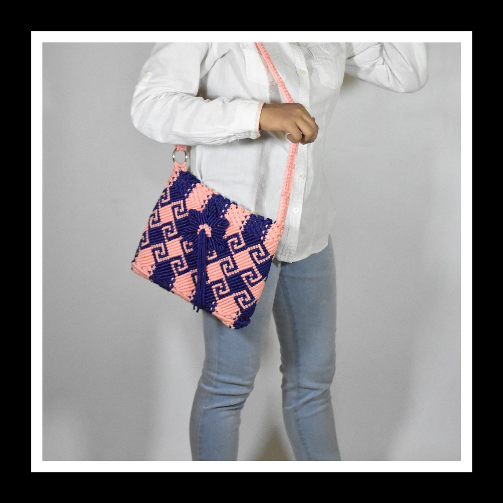 Tas wanita tali kur tassel