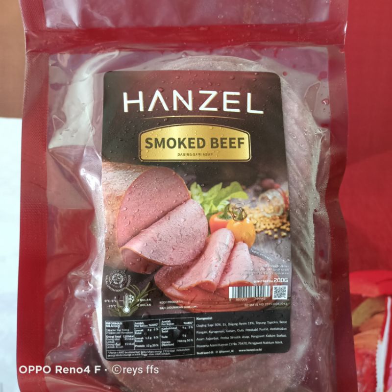 

Hanzel smoked beef 200gr