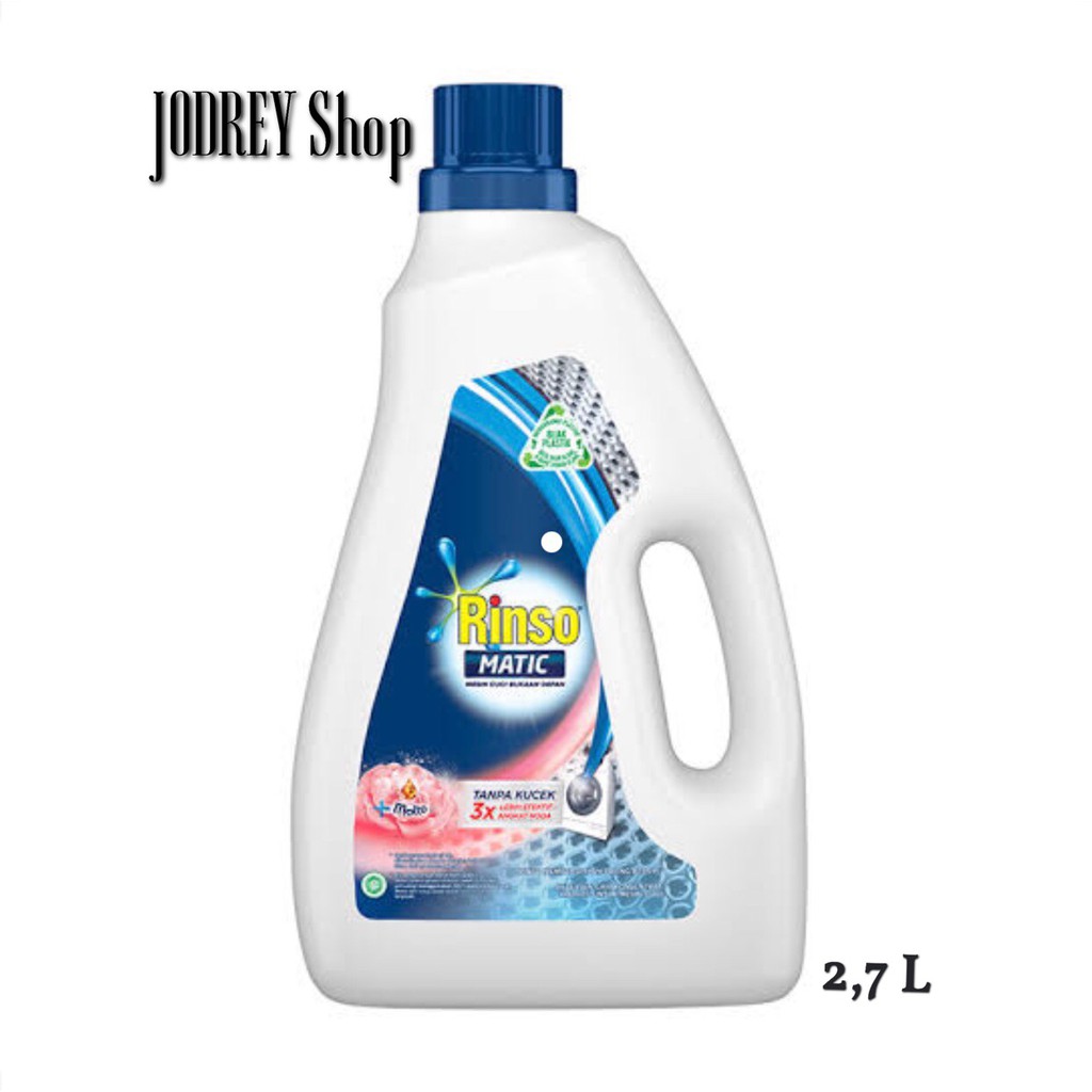 Rinso Matic Bukaan Depan Deterjen Cair 2,7 L