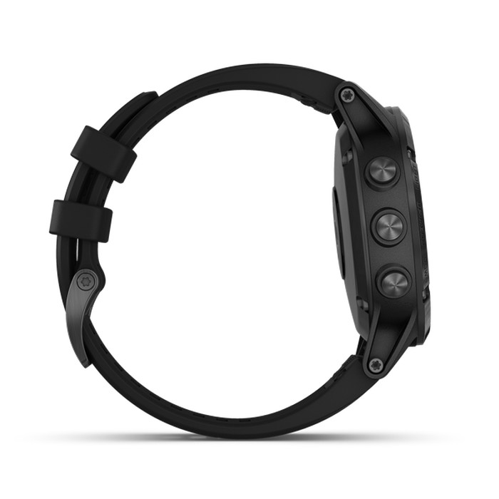 Promo GARMIN Fenix 5 Plus Smartwatch Sapphire DLC Carbon Gray Diskon