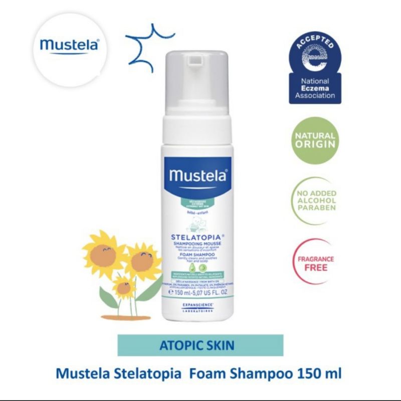 MUSTELA  STELATOPIA Shampooing Mousse 150ml (Foam Shampoo)