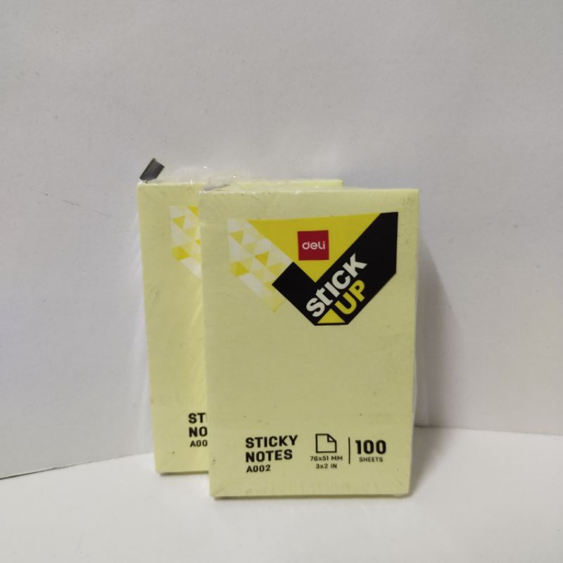 

Sticky notes Deli StickUp A002 76 x 51 mm 100 sheets