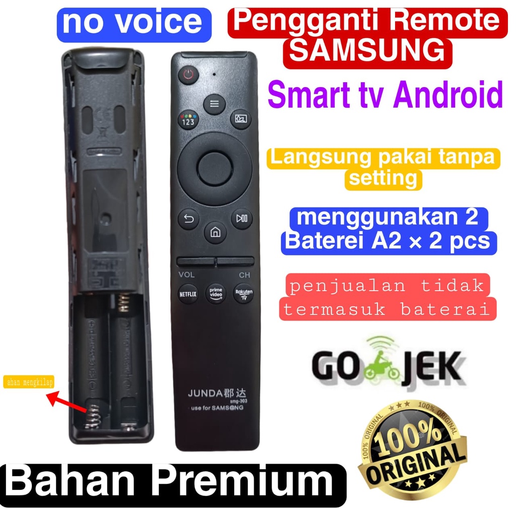 REMOTE PENGANTI TV LED SMART TV SAMSUNG 303 BAHAN PREMIUM