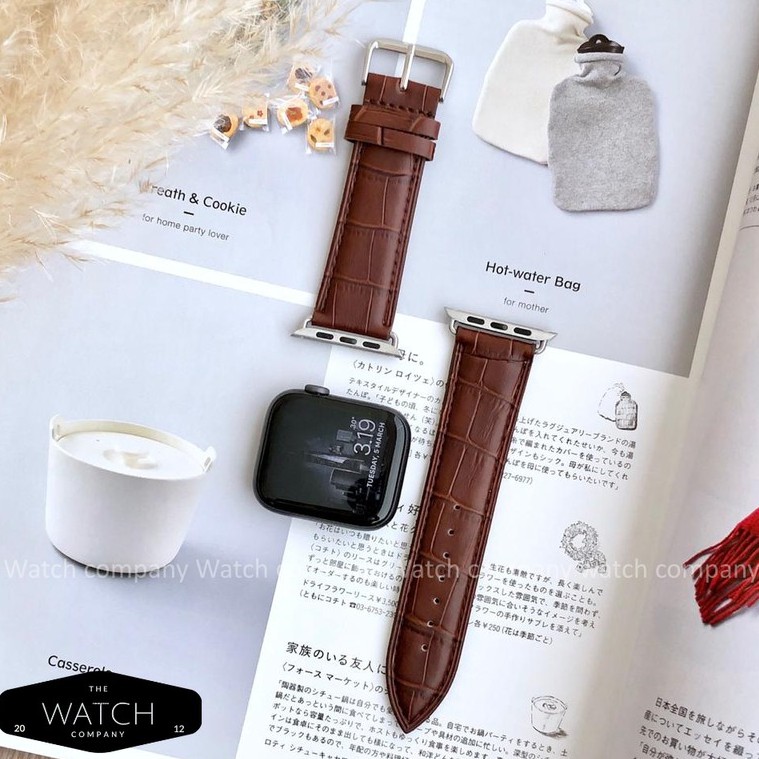 Strap AppleWatch iWatch IWO Leather Classic 42mm 44mm 38mm 40mm Brown Black