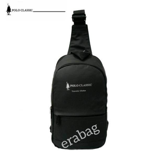 Tas selempang sling bag usb port polo classic