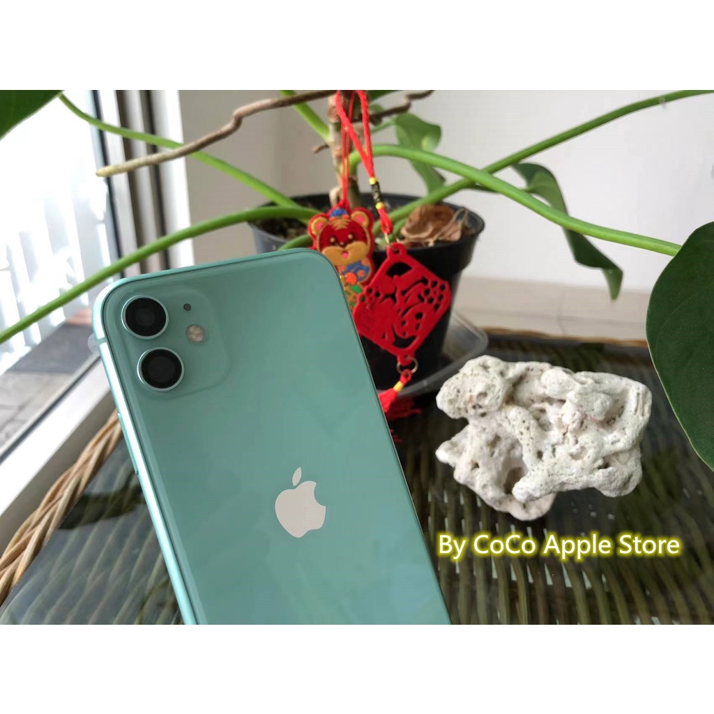 Apple iPhone 11 128GB Silent Fullset original Second Like New Mulus 100% 3utools All Green (Garansi 1Bulan)