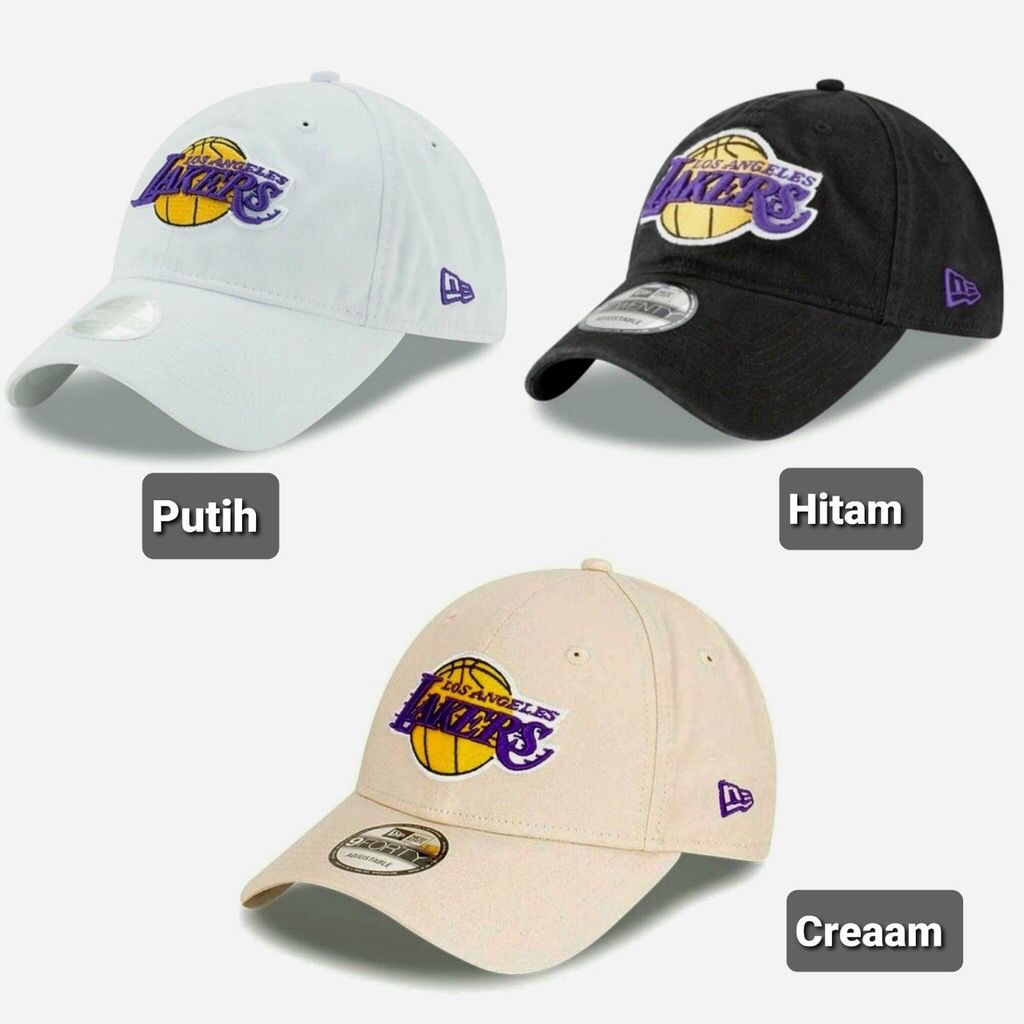 Topi Pria Lakers Baseball BORDIR Fashion Outdoor snapback Topi Fashion Casual