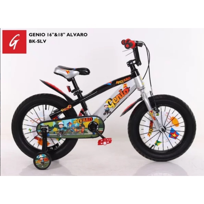 Sepeda Anak Laki Laki BMX 16 inch Genio Alvaro