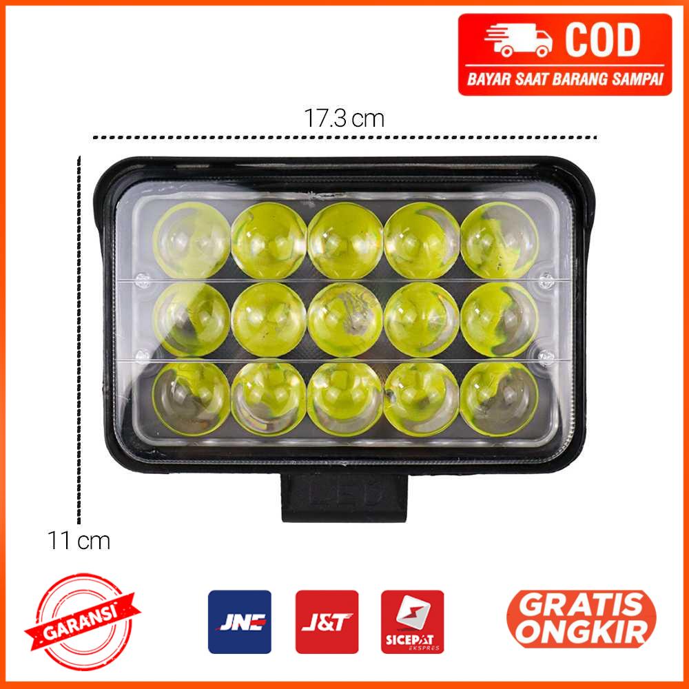 Lampu Sorot Flood Spotlight 45 W 15 LED Cool White