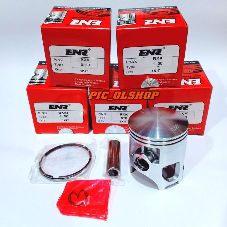 Sale Piston Kit Set Yamaha RX KING RXK Os : STD - 25 - 50 - 100 - 125 - 150 - 200 Produk Original EN