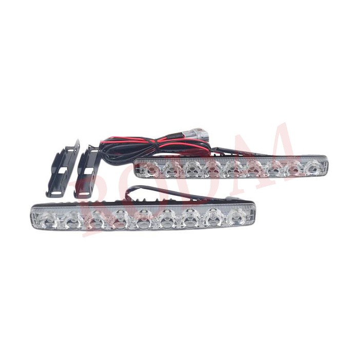 Lampu DRL Mobil 9 Titik Crystal Daimond Water Proof Panjang 25 CM
