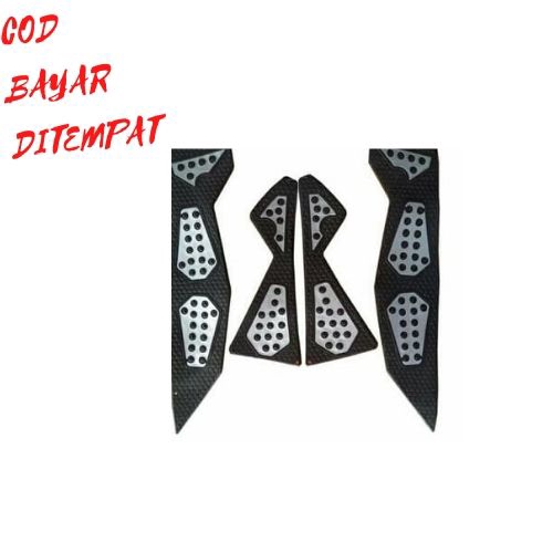 SILVER Karpet pijakan kaki foot step Yamaha N-MAX N Max Nmax