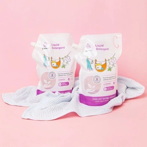 Pureco Liquid Laundry Detergent Refill 1450ML Eco Pack - Detergen Bayi