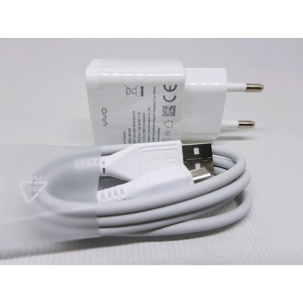 ORIGINAL 100% CHARGER VIVO 2A MICRO USB/CASAN/PENGISI DAYA BATERAI HP