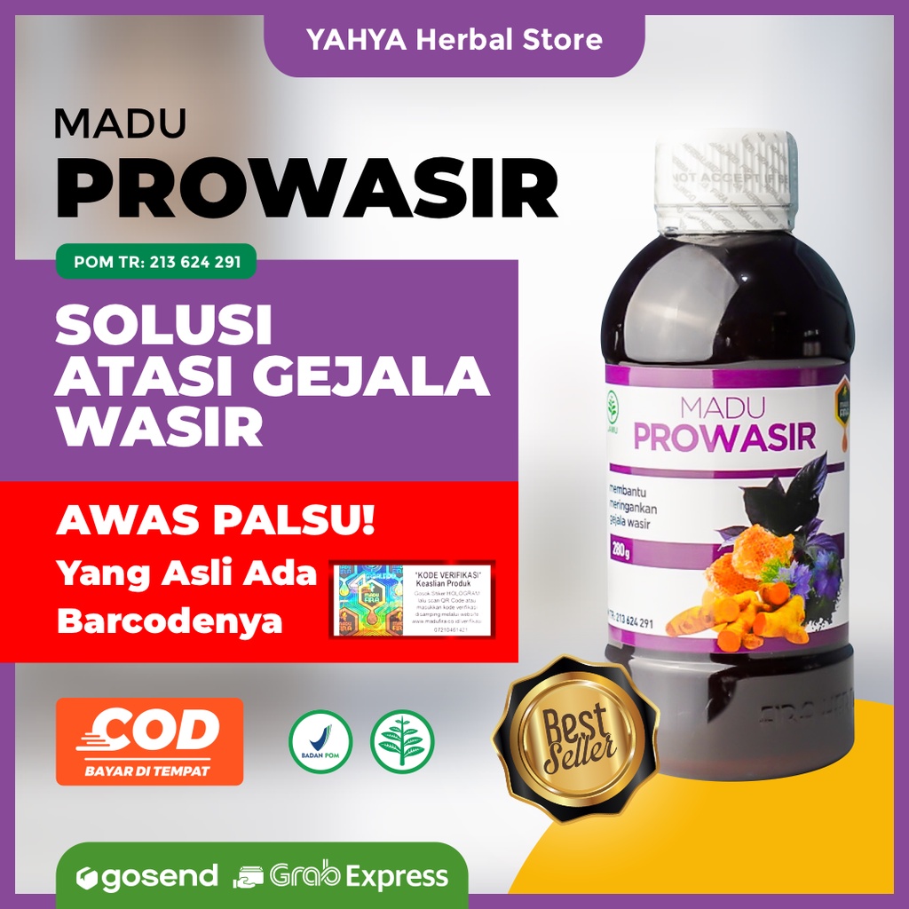 Madu Prowasir Obat Wasir Ampuh Madu Pro Wasir Obat Herbal Wasir Ambeien