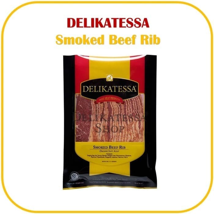 

Daging Asap - Delikatessa Smoked Beef Rib Daging Sapi Asap Beef Bacon Halal