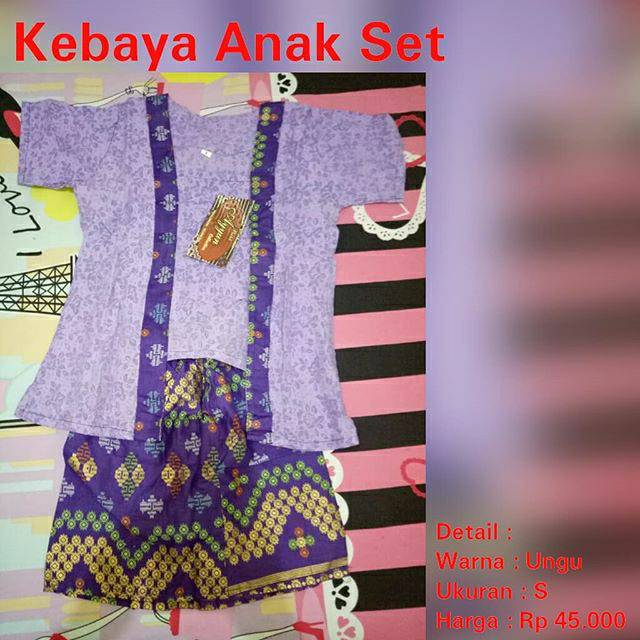 KEBAYA SEMUA ANAK UNGU