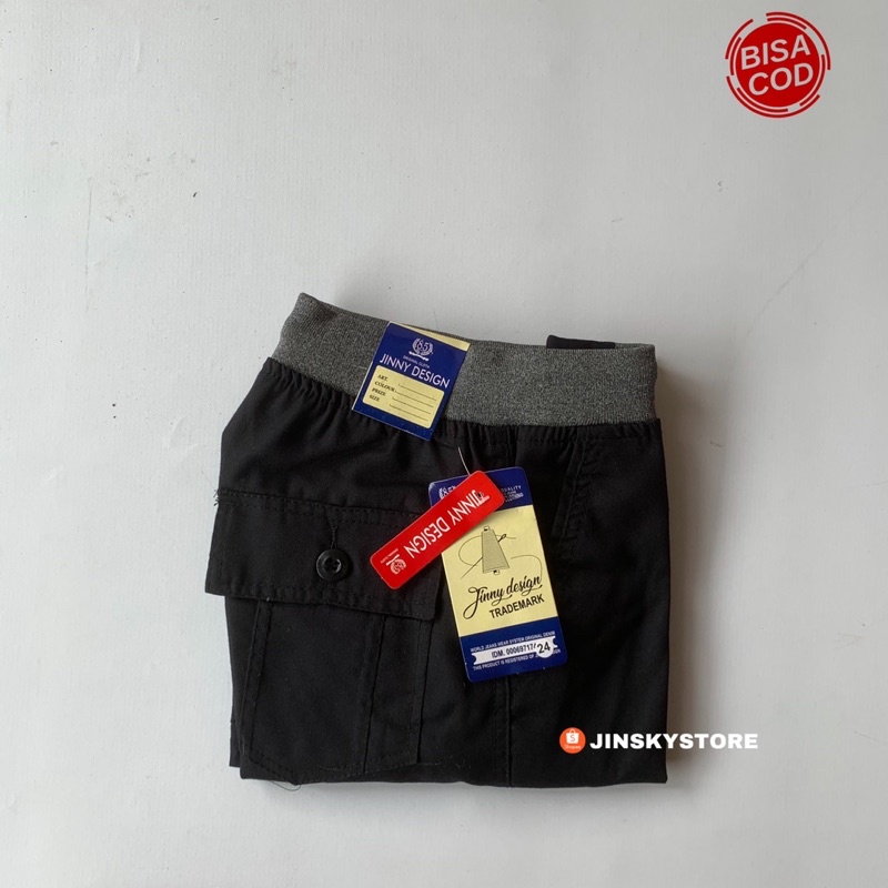 Celana panjang anak tanggung usia 9 - 13 tahun nyaman keren fashion premium warna hitam