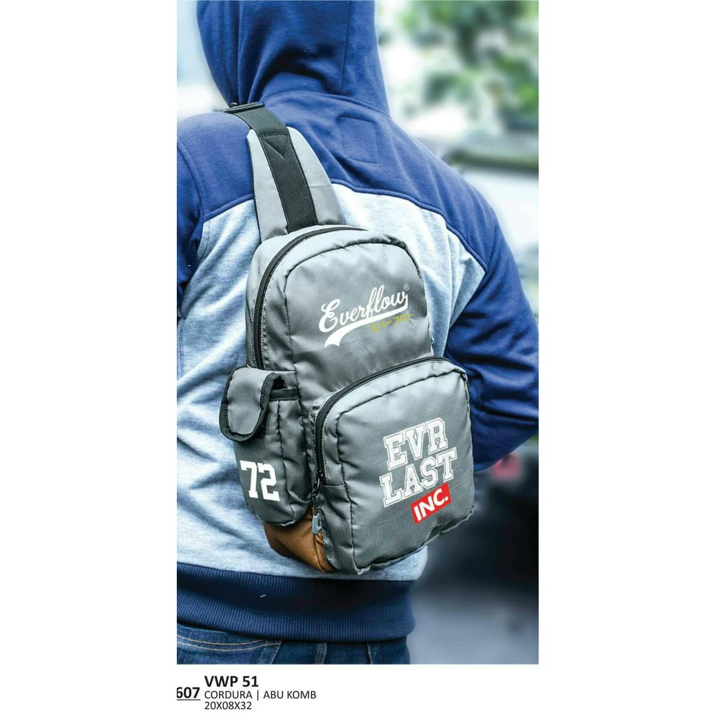 TAS SELEMPANG SLING BAG PRIA EVERFLOW ORIGINAL DISTRO BRANDED - VWP 51