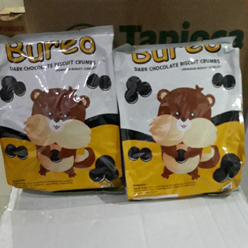 

Bureo Dark Chocolate Biscuit Crumbs 1kg Kualitas Terbaik untuk toping minuman Itpin bukan Bobatee