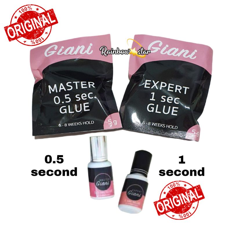 Giani Super Strong Glue / Giani Glue Original USA / Lem Bulumata Giani 0.5 sec dan 1 sec