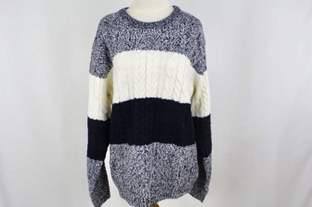 Sweater Rajut Wool Musim Dingin Infinity Baju Winter Okky