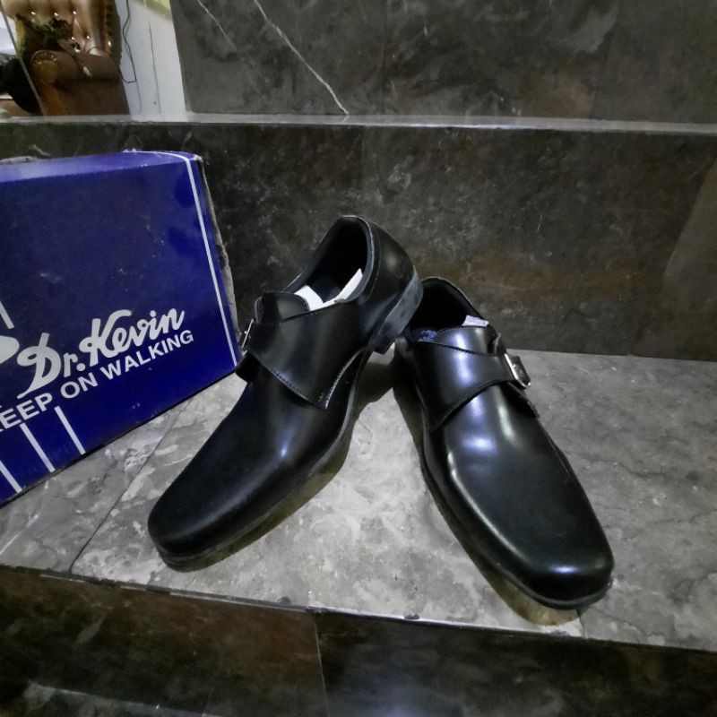 Sepatu Laki Laki Dr. Kevin Original Baru | Sepatu formal Sepatu Kerja Sepatu kantoran hitam pria
