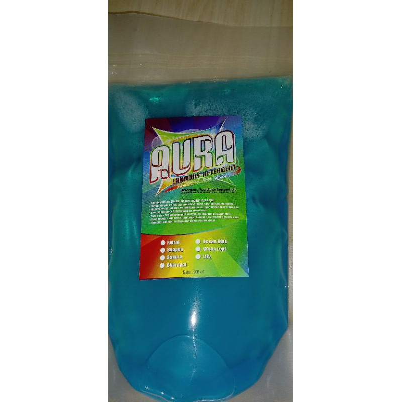 detergent liquid ocean blue
