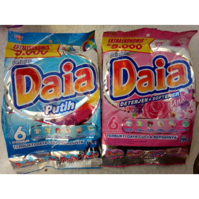 Daia Sabun Cuci Putih Softener Pink Sabun Deterjen Sabun Cuci Pakaian