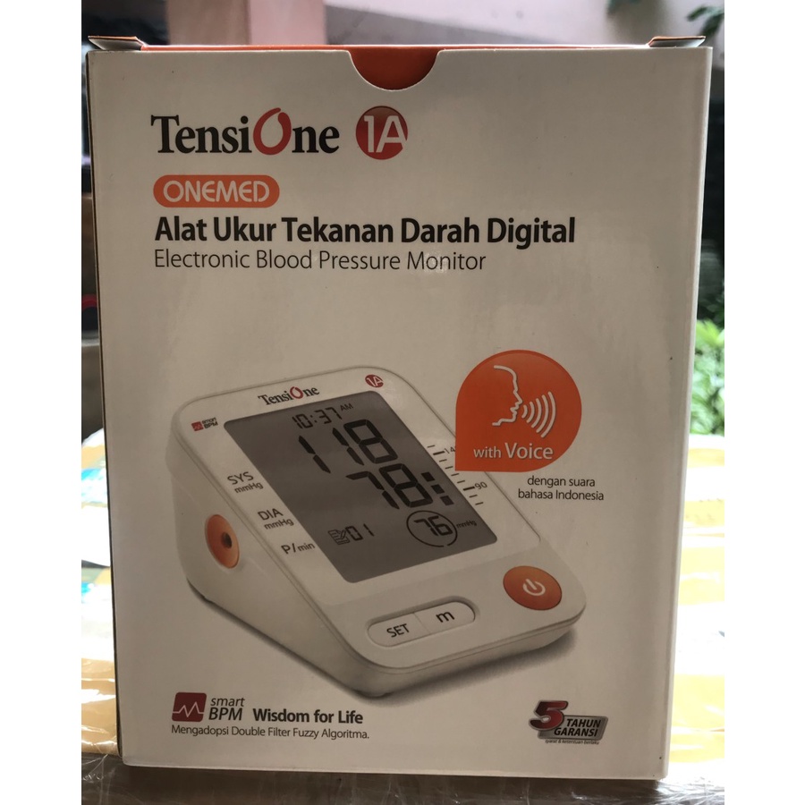 Tensimeter digital tensione onemed suara alat pengukur tekanan darah