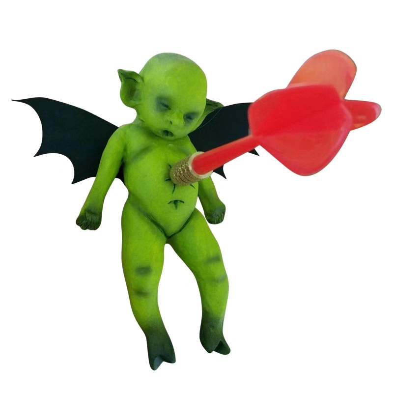 Zzz Mainan Dart Devil Magnetik Model Tempel Dinding Untuk Dekorasi Halloween