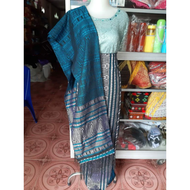 SONGKET TUMTUMAN TANPA SAMBUNG TENUN TOBA