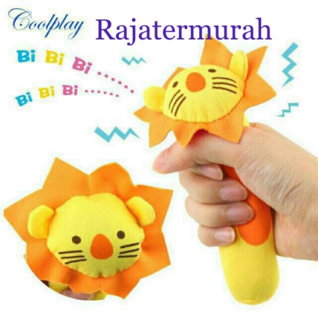 Mainan Rattle BONEKA ANIMAL PLUSHIE DOLL BUNYI dan LEMBUT