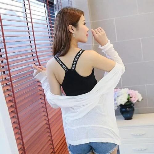 Sport Bra Kemben Push Up Import Busa Tanpa Kawat Pakaian Dalam Wanita Bralette Bra Cup Gym Fitness-4