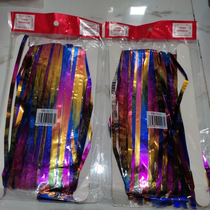 Foil Tirai Pelangi (rainbow)