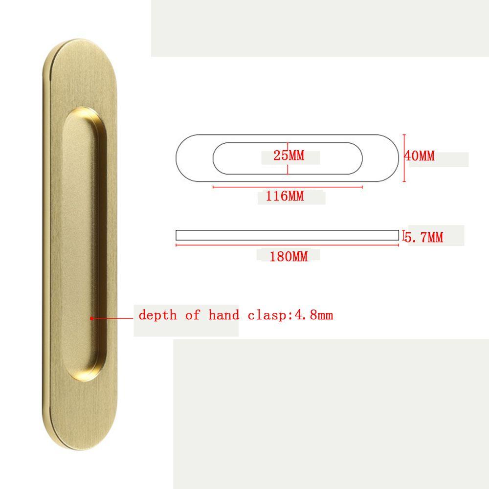 CHOOKYY Handle Pintu Geser Knob Alat Bantu Furniture Perekat Diri Serbaguna