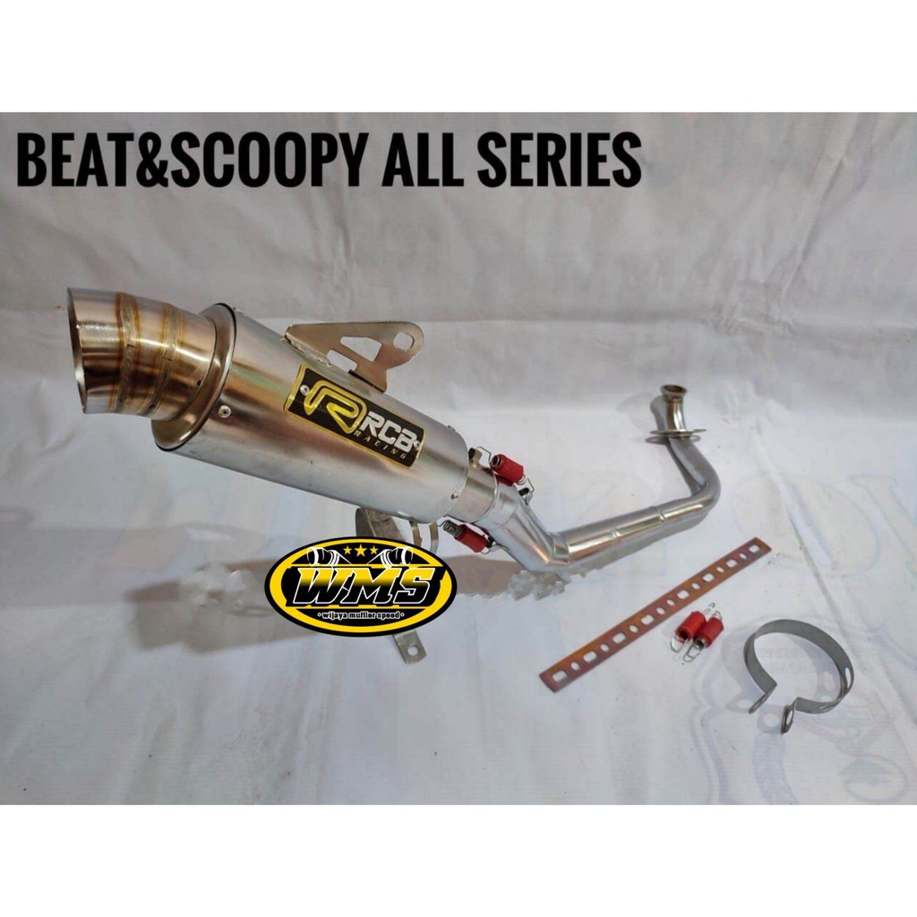Knalpot racing RCB corong Vario all series/Vario 110 karbu/techno/vario 110 fi/vario 125 old/led/var