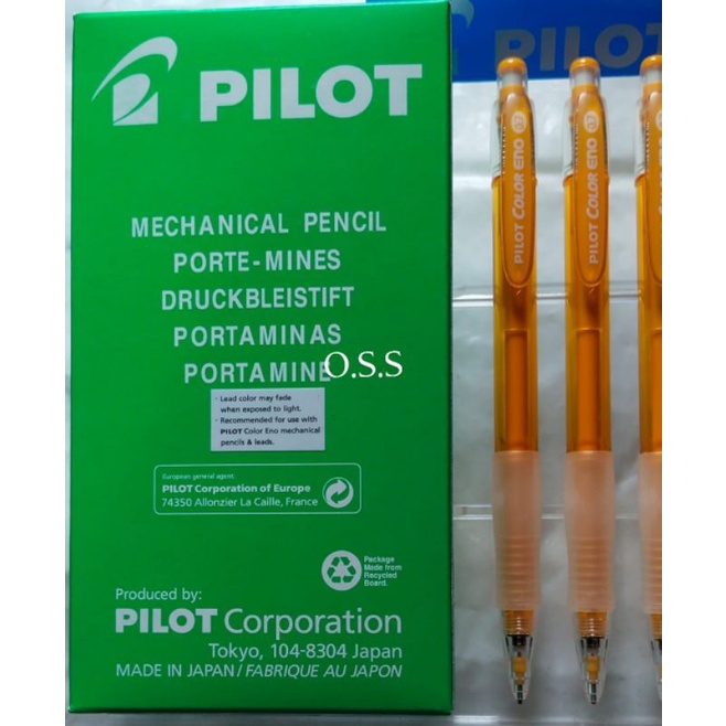 

PILOT COLOR ENO MECHANICAL PENCIL HCR-197 PENCIL MEKANIK 0.7MM (1Pcs)
