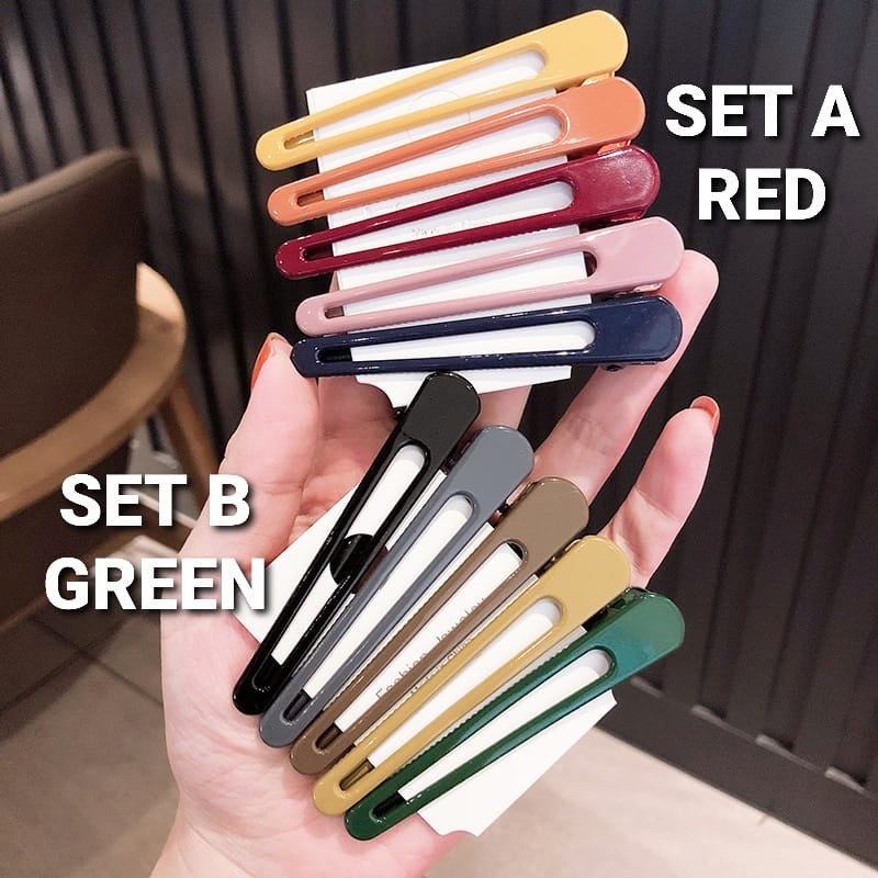 BAJUKIDDIE JEPIT PONI BESAR ISI 5 PCS JEPITAN RAMBUT SALON IMPOR KOREA