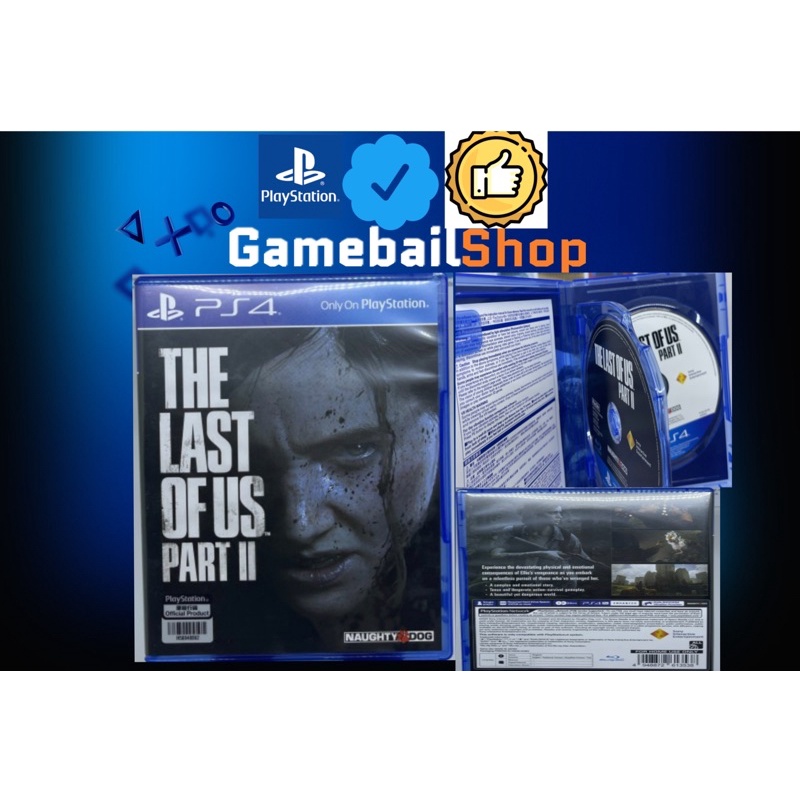 PS4 Game - The Last of Us TLOU Part 2 II ( Reg Asia / 2 / English ) Kaset Game BD PS4 PS5