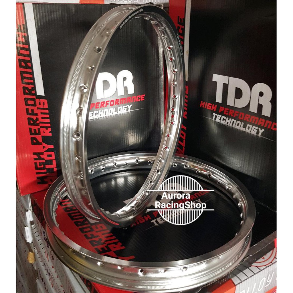 Terlaris Velg Tdr W Shape 1 Set ( 140/160 Ring 17) Warna Silver