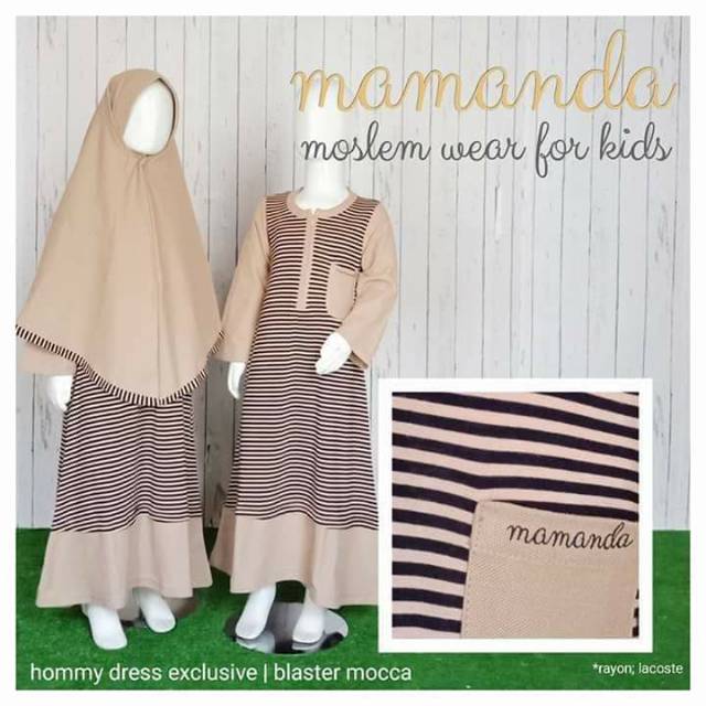 Mamanda Hommy Dress Eksklusif - Blaster Mocca