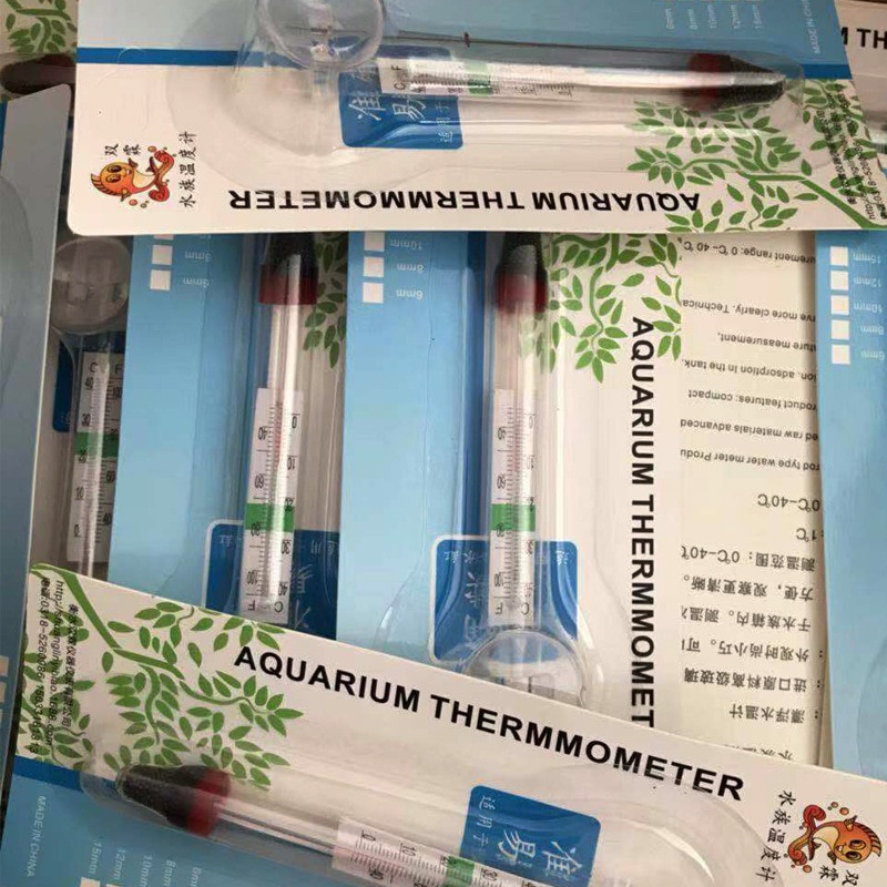 Termometer Pengukur Suhu Aquarium Glass Tube Temperature