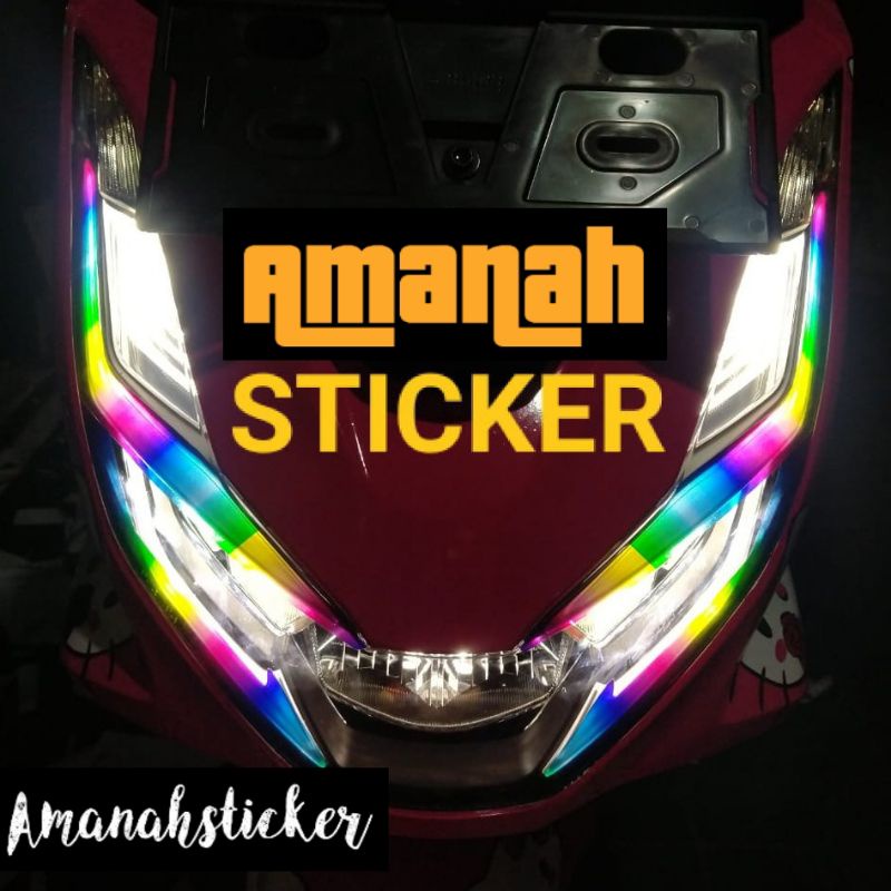 Stiker alis PCX 160 / Sticker motor PCX new