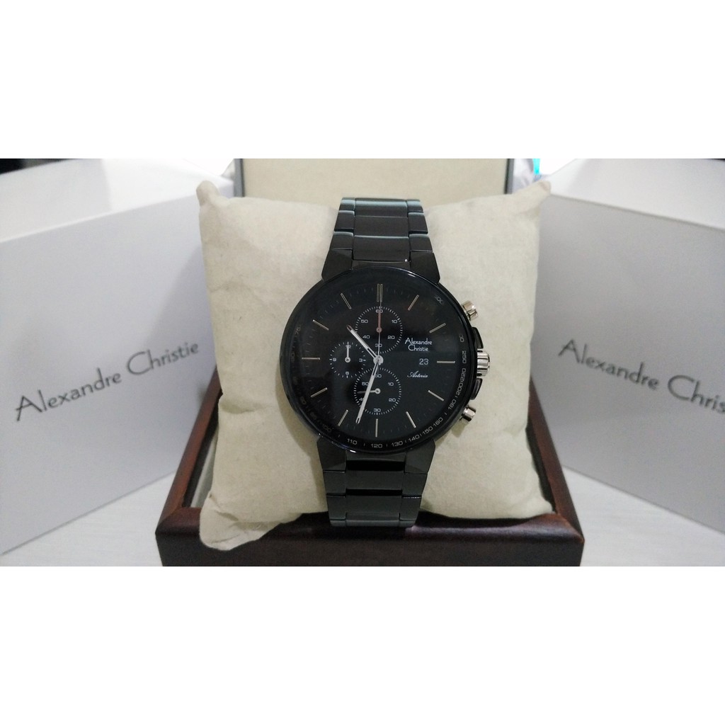 Alexandre Christie AC 6462  Full Black For Men Original