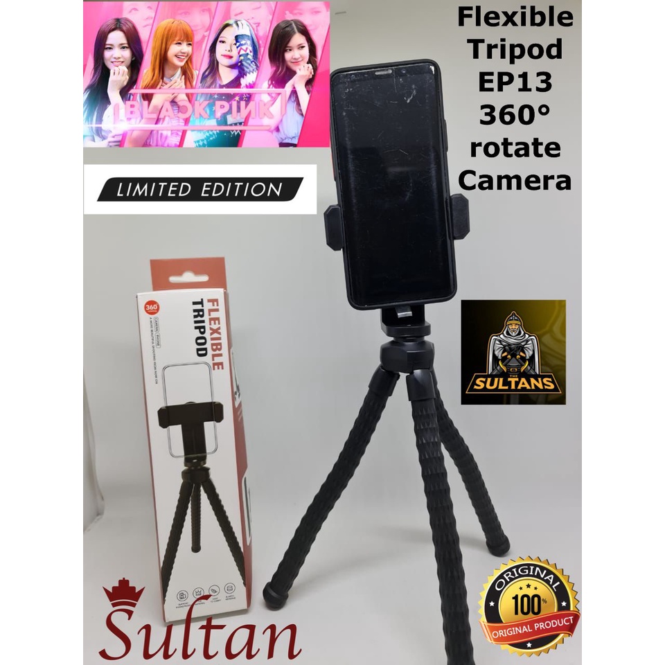 Tripod MINI Flexible / SPIDER EP13 360 NEW BRACKET ORIGINAL HOLDER HP BELAJAR ONLINE