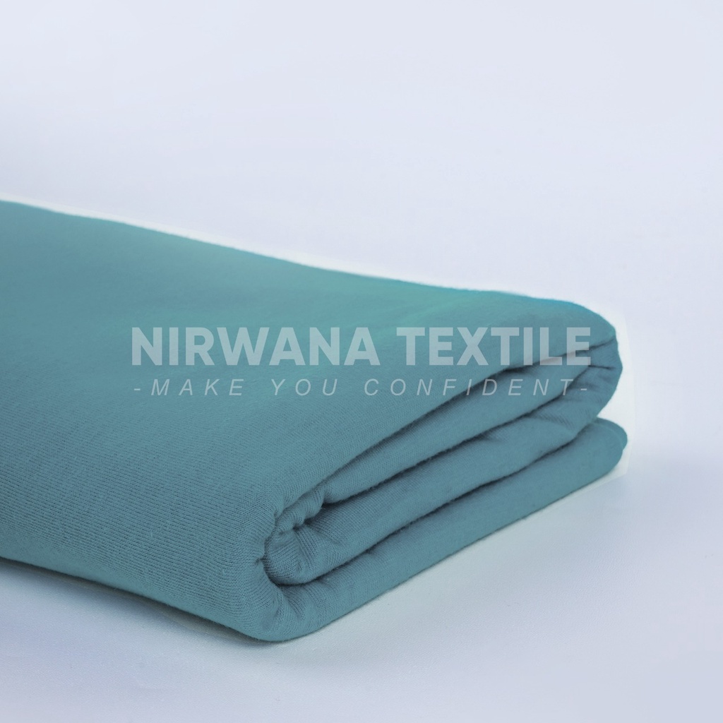 COMBED BCI BIOWASH  30S BLUE STONE + RIB ( KAIN KAOS )